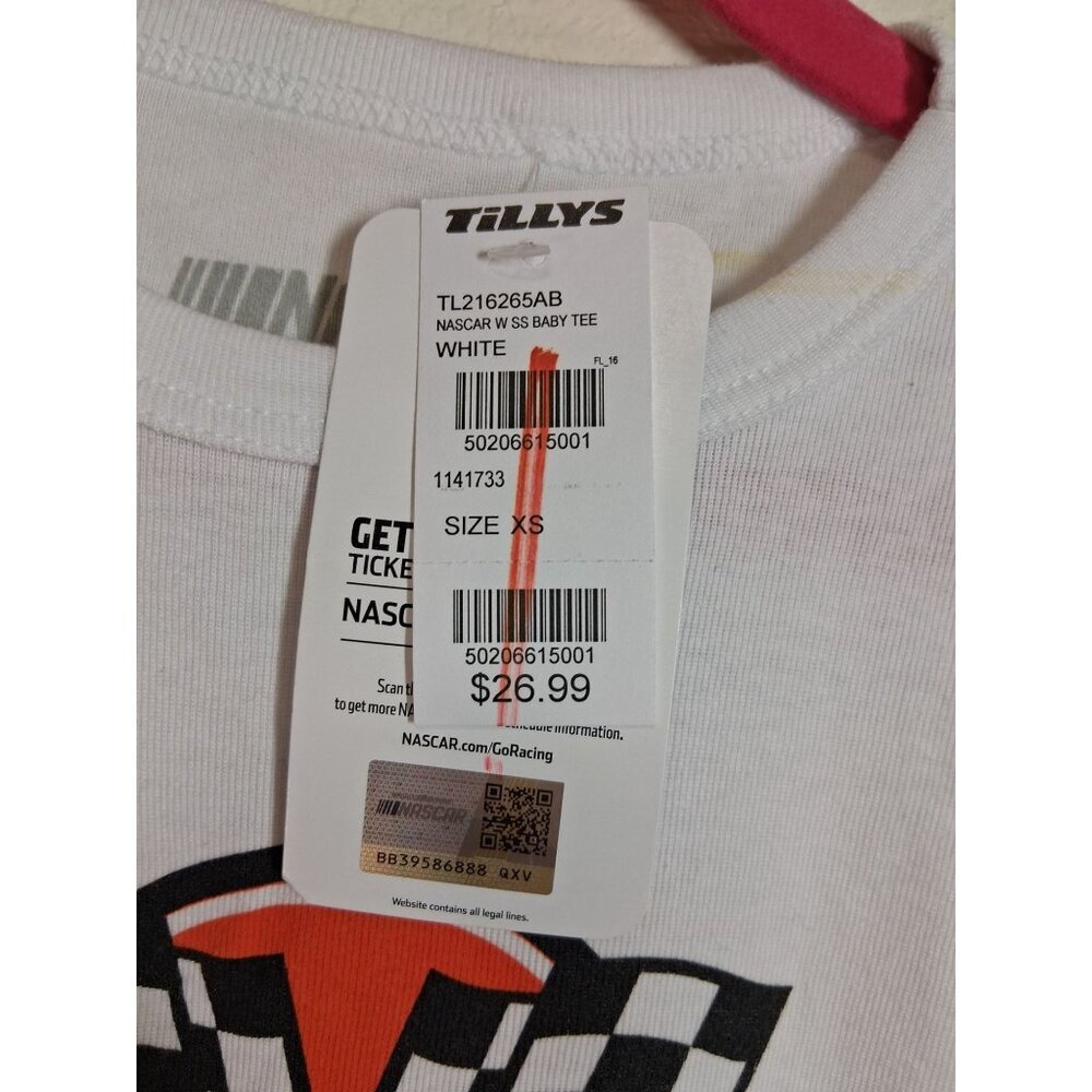 NWT Nascar Racing T-Shirt Casual Short Sleeve Crew Neck Unisex Youth Size XS - Picture 6 of 7